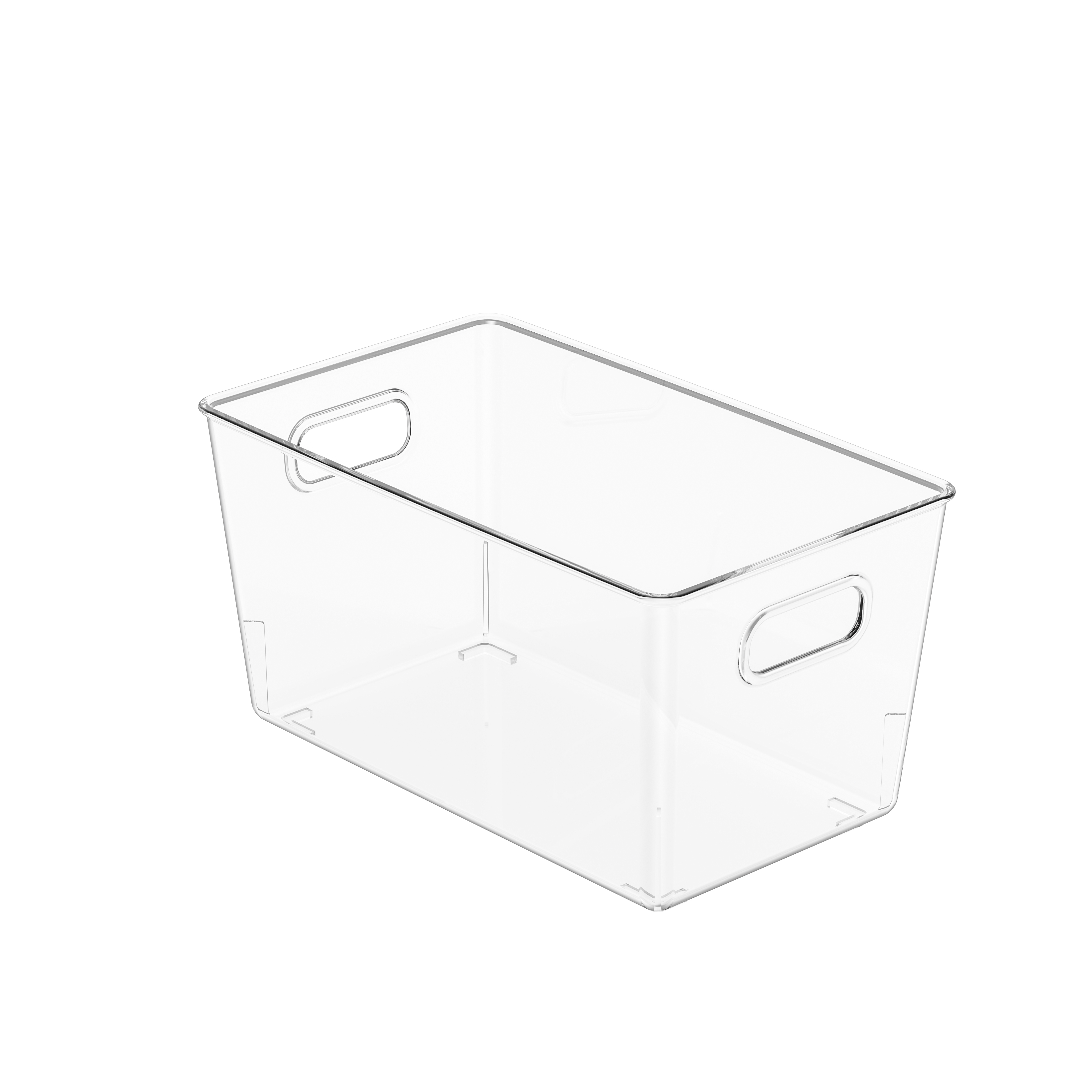 Clear Stackble Storage Bin with lids